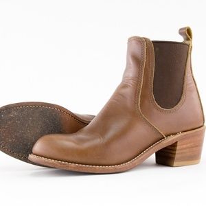 Red Wing 7" Harriet Chelsea Brown Leather Boots